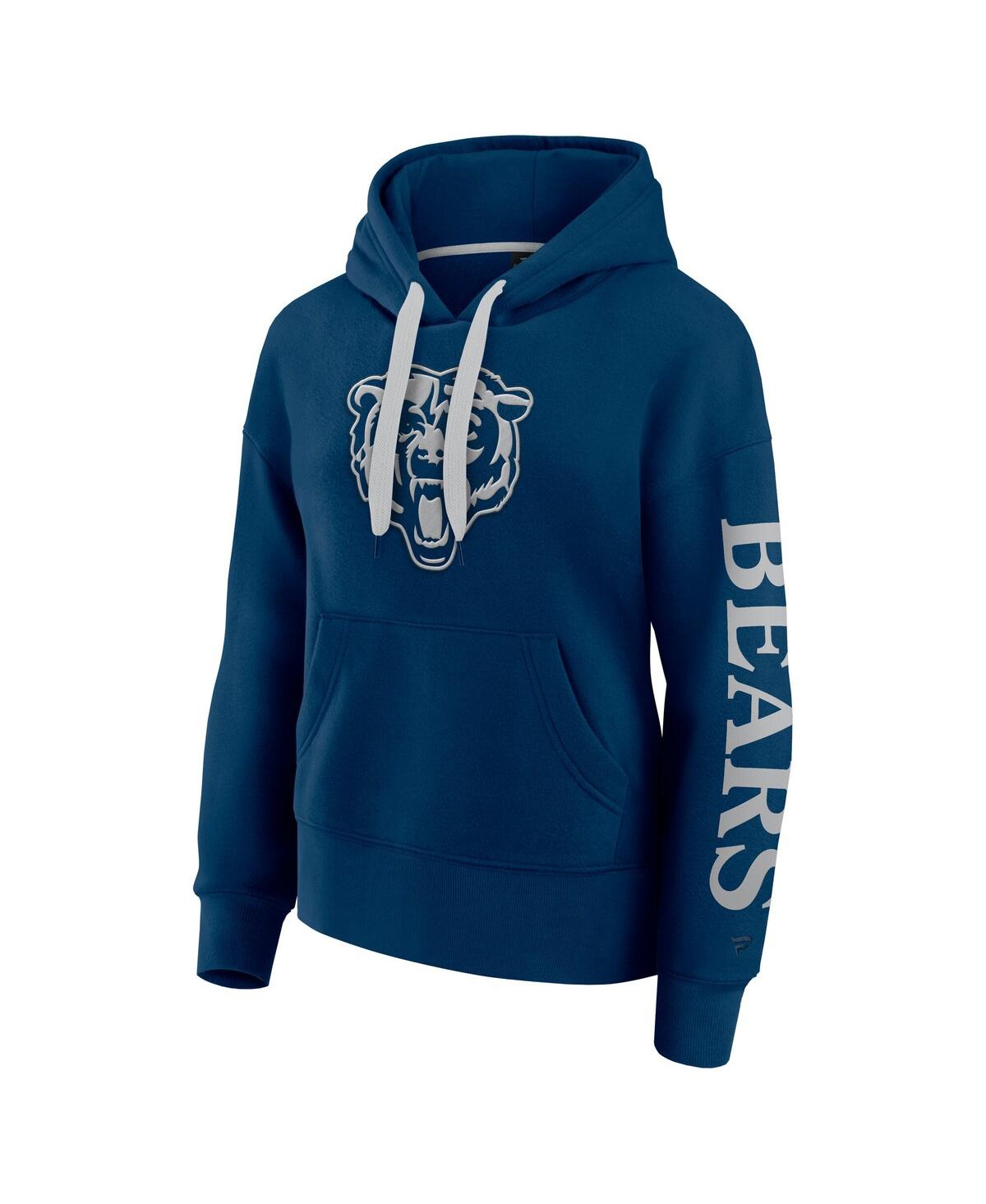 Fanatics Women's Navy Chicago Bears Elements Next Pullover Hoodie In Navy