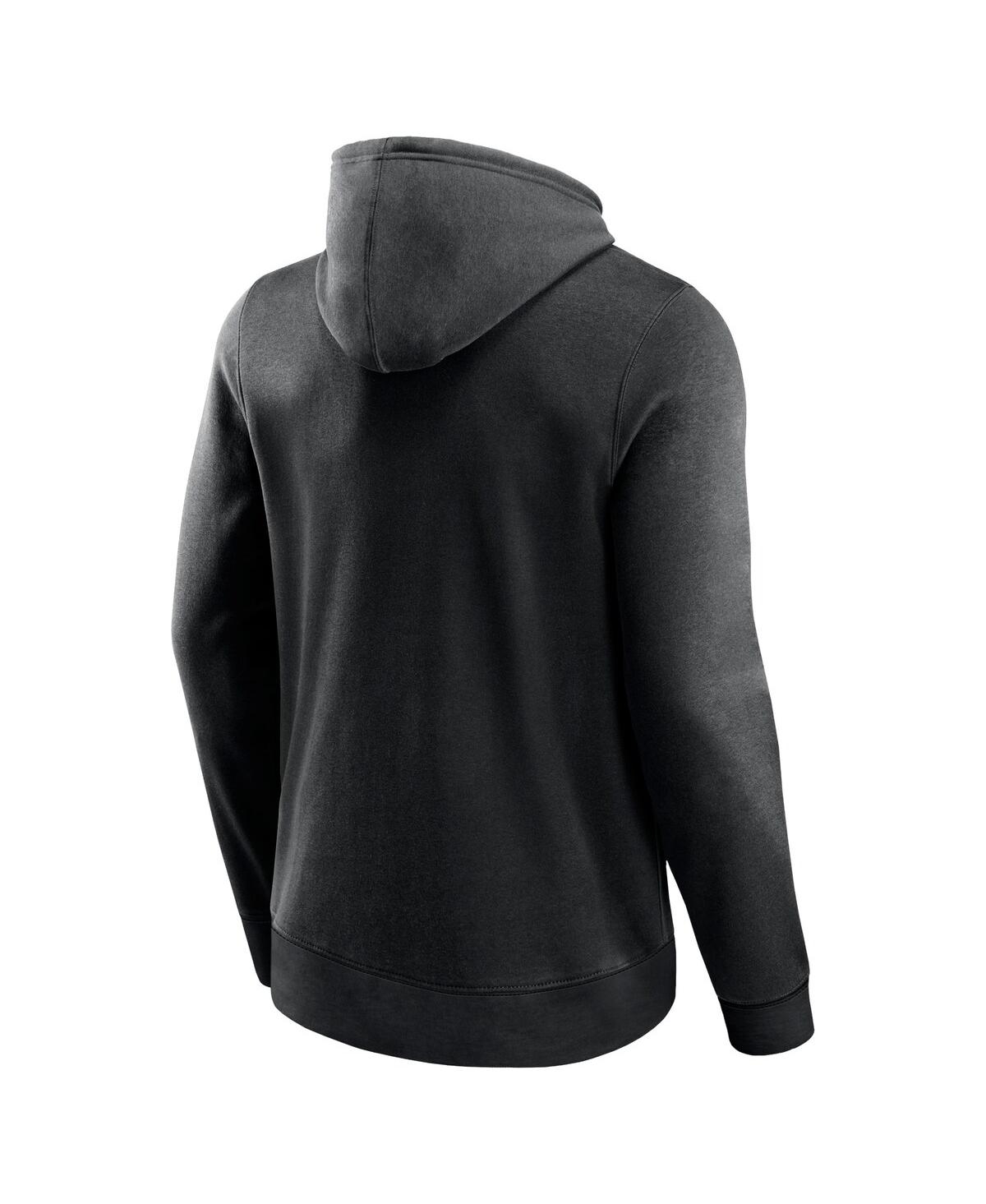 Fanatics Men's Black Philadelphia Union Halftime Pullover Hoodie In Black,navy