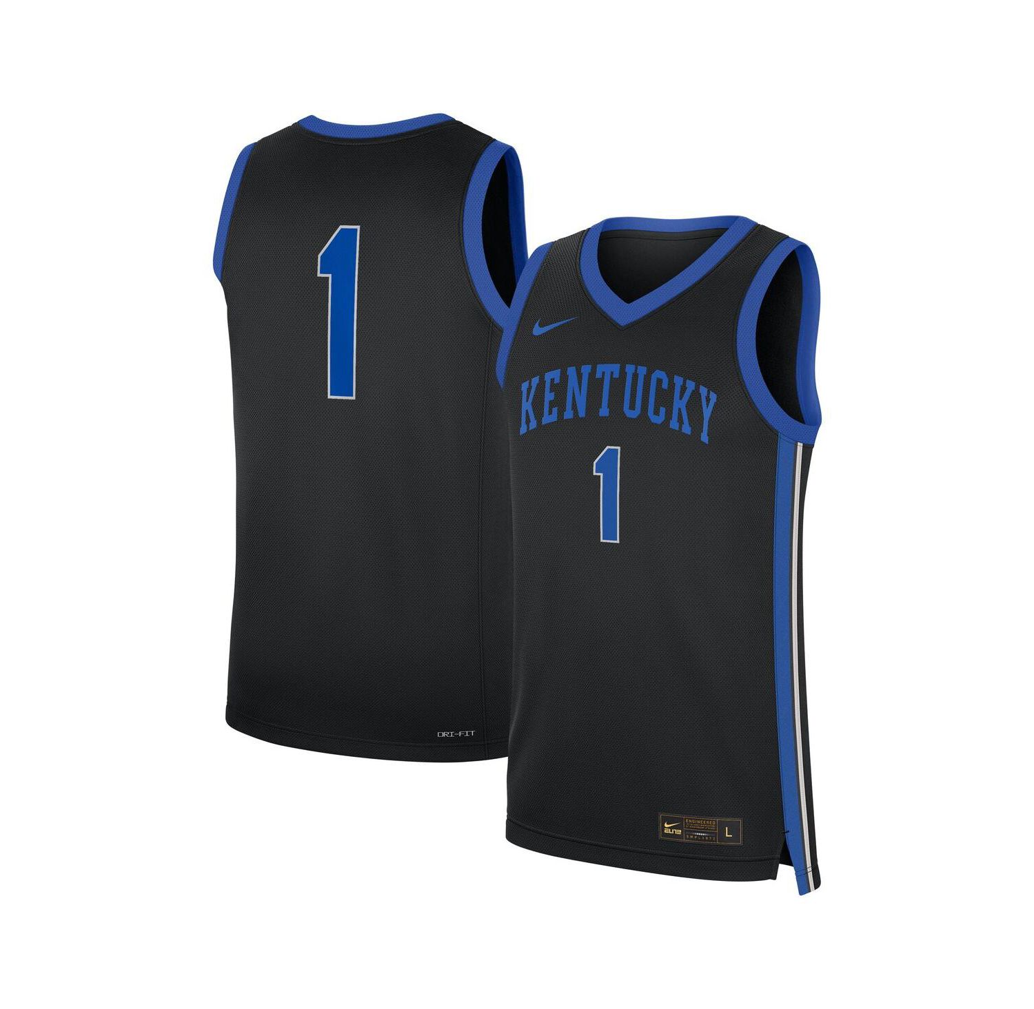 Men's Black Kentucky Wildcats Alternate Replica Jersey