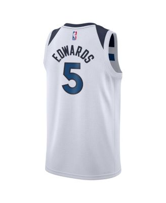 Big Boys and Girls Anthony Edwards White Minnesota Timberwolves Swingman Jersey - Association Edition
