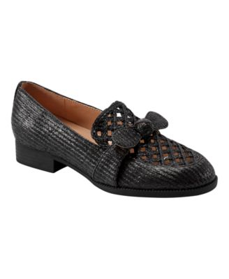 Women's Lilanaa Raffia Woven Knotted Loafers