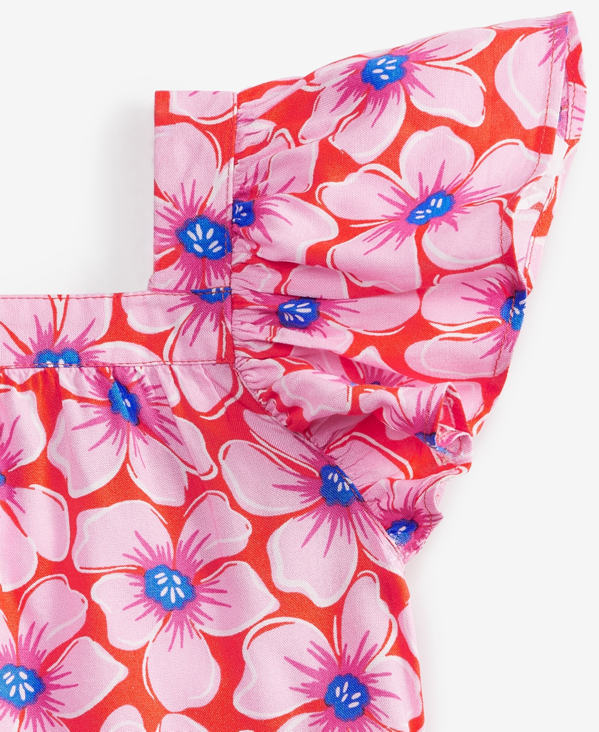 Epic Threads Toddler Girl Floral Woven Short Set, Toddler, Exclusively At Macy's In Mandarin R