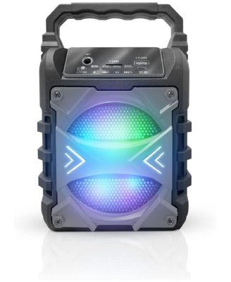 JET-4 Bluetooth Speaker, 4-Inch Woofer, Disco Lights