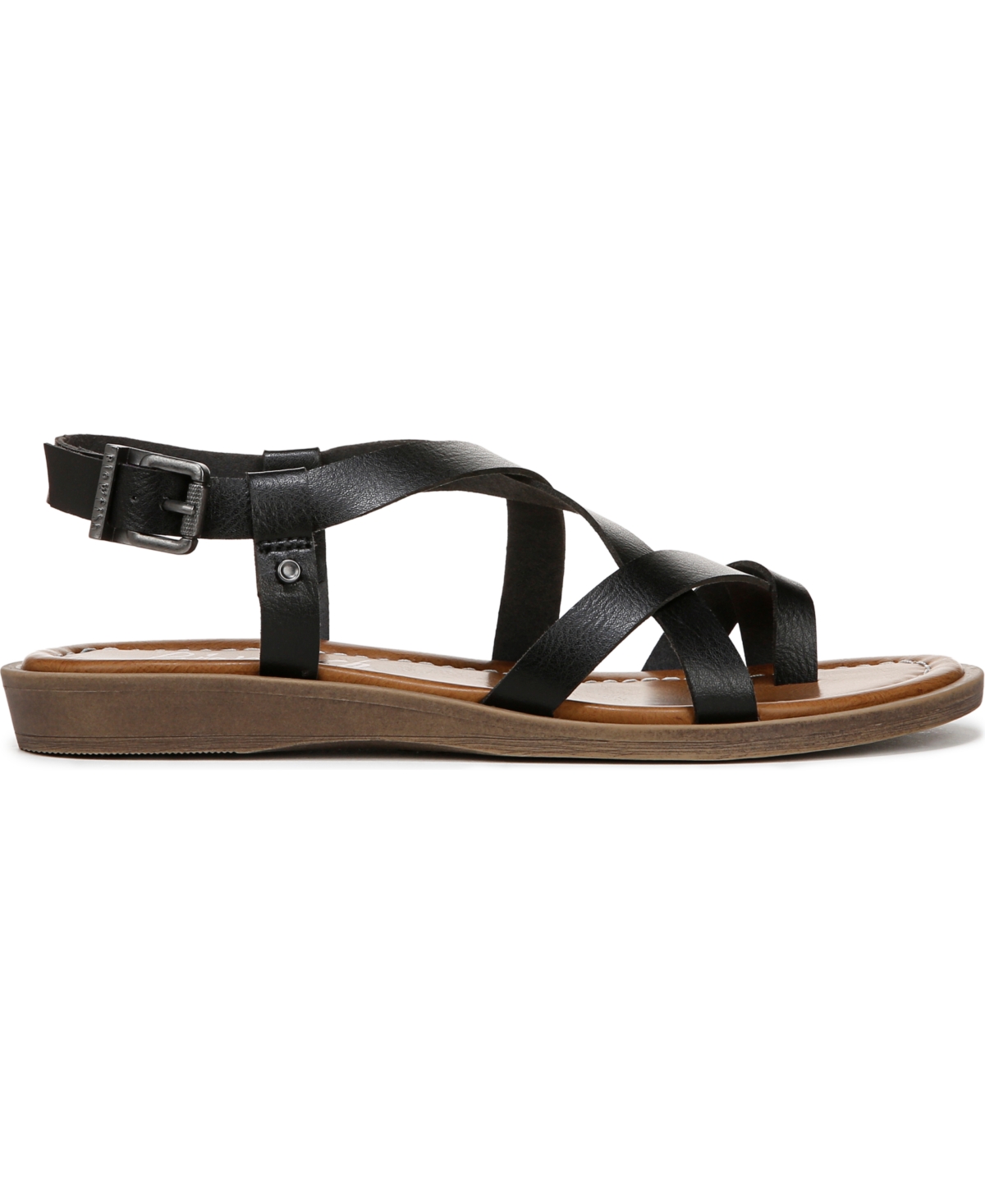 BLOWFISH MALIBU WOMEN'S DEVON 3 TOE LOOP STRAPPY FLAT SANDALS 