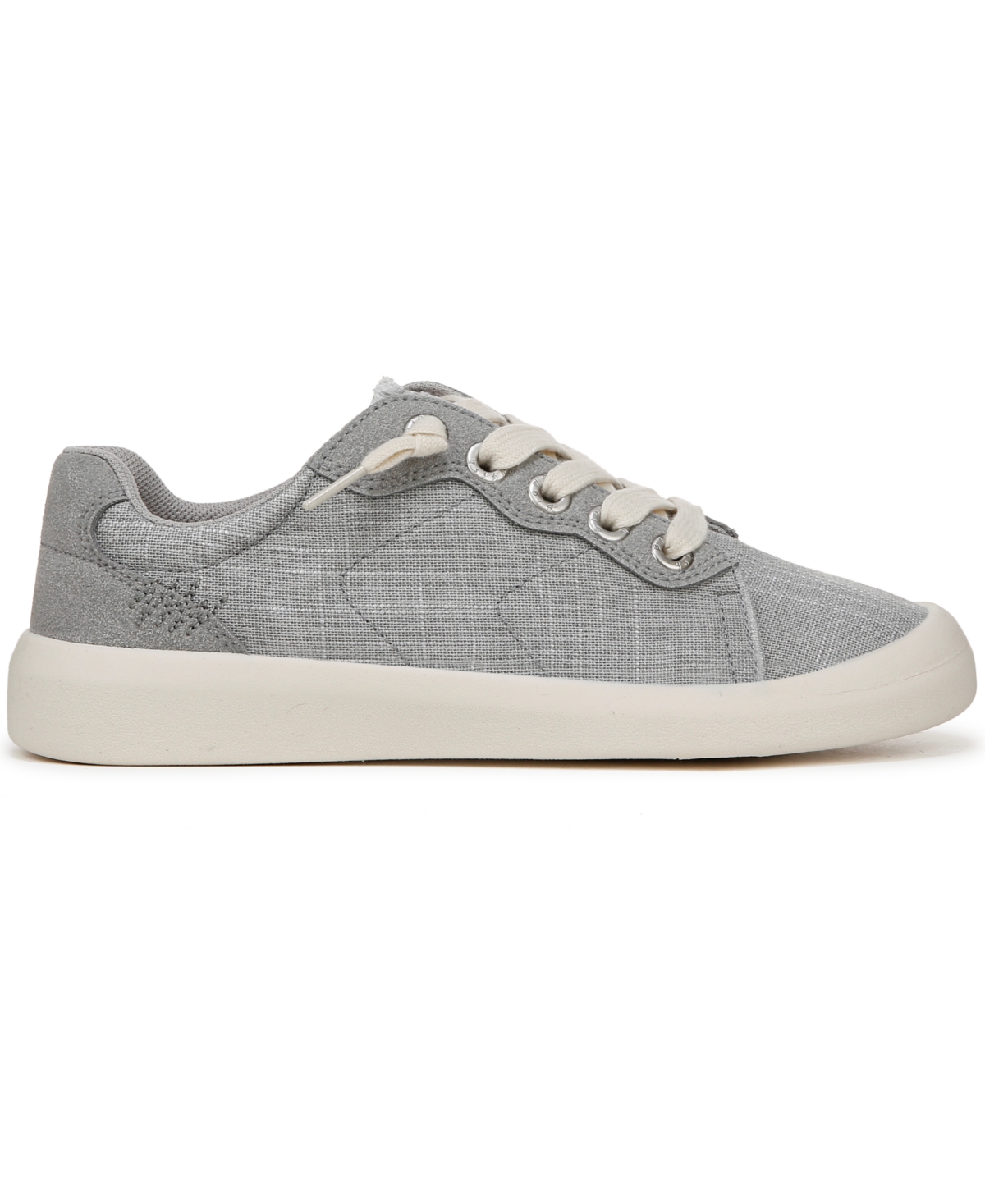 Shop Blowfish Malibu Women's Boardwalk Lace Up Sneakers In Fog Grey Canvas