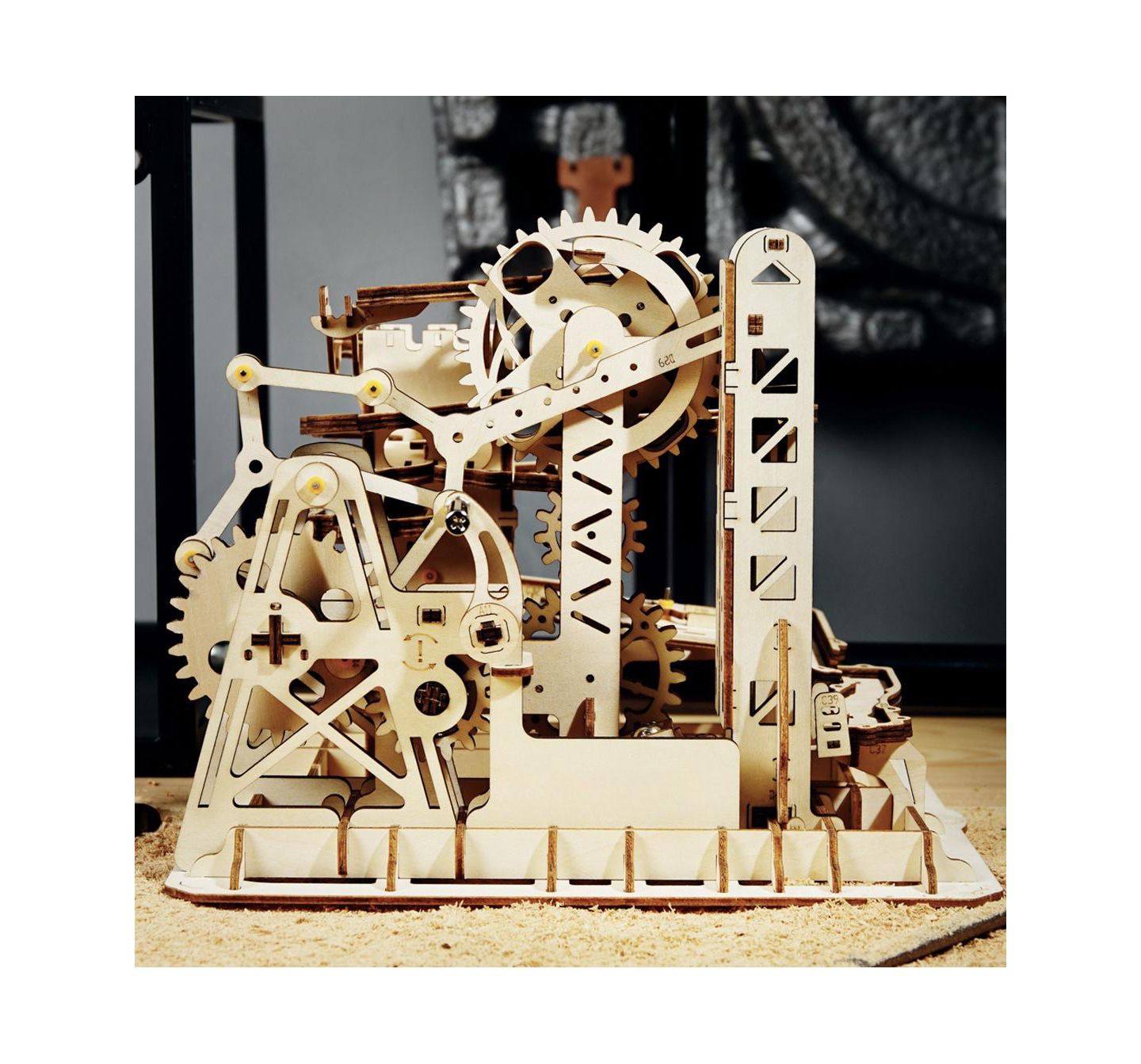 Детские конструкторы Robotime Marble Climber Fortress 233-Piece 3D Wooden Puzzle, Ages 14+ — фото 2