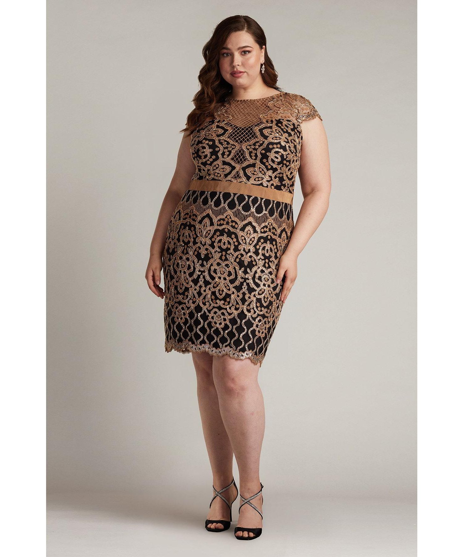 Miranda Sequin Embroidered Dress - PLUS SIZE