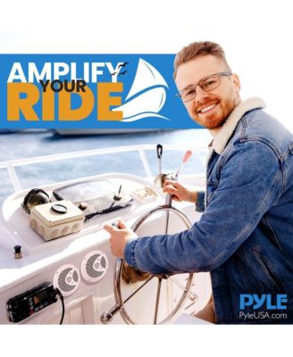 8" Waterproof Marine Component Speakers - 180 Watt, White