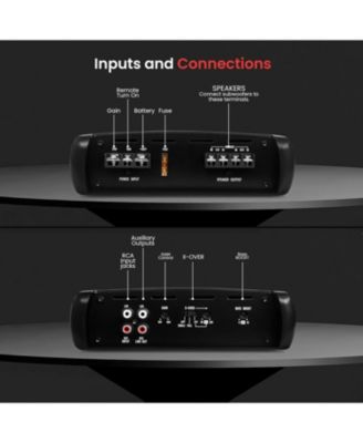 2-Channel Bridgeable MOSFET Amplifier, 2000 Watt Max, Invincible Series