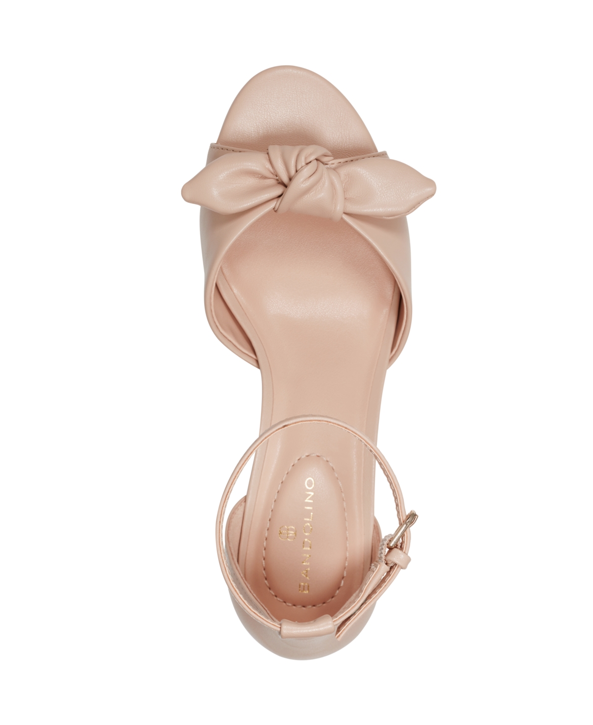 Shop Bandolino Women's Andora Bow Kitten Heel Sandals In Light Pink
