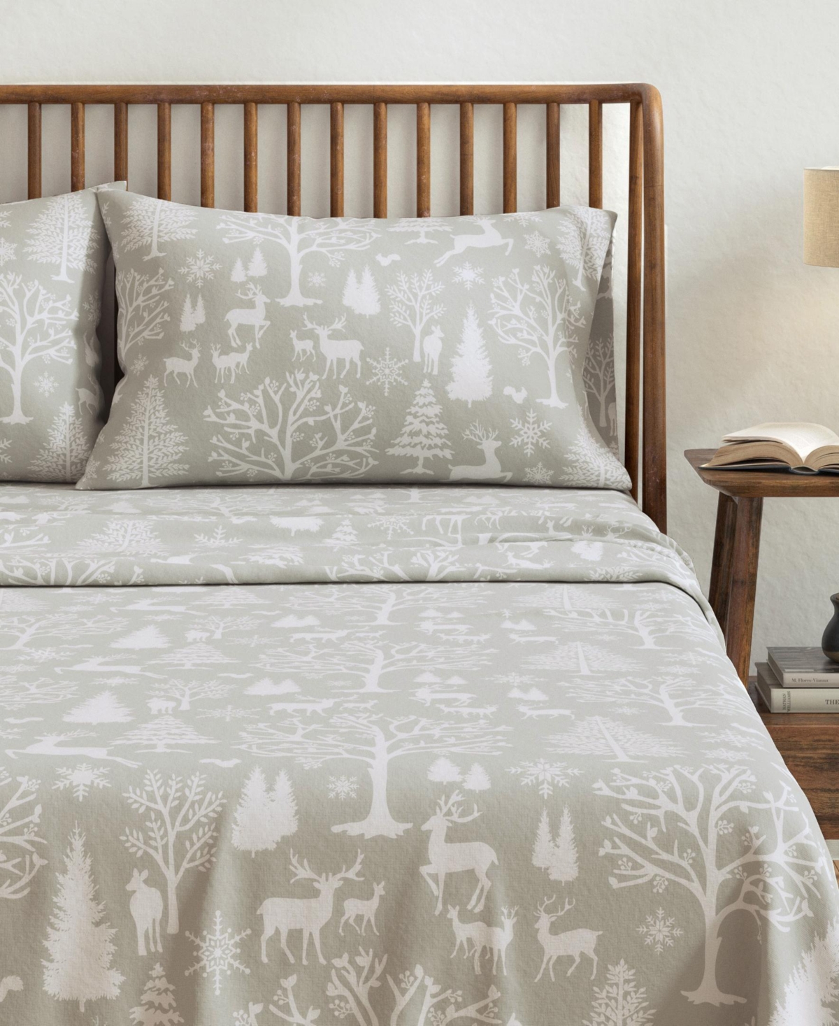 Linery & Co. Ultra-Soft Turkish Cotton Flannel Lodge Print Sheet Set