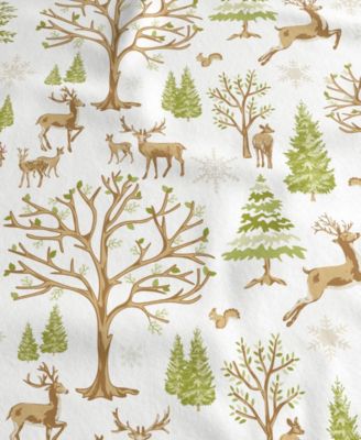 Lodge Print Ultra-Soft Turkish Cotton Flannel Sheet Set