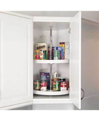 18'' Lazy Susan Full-Circle Polymer 2-Shelf, 6012-18-11-52