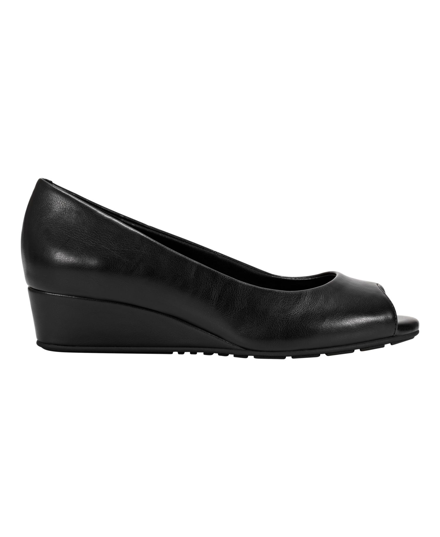 Women's Candra Low Wedge Peep Toe Dress Pumps