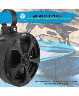 5.25   Waterproof Bluetooth Off-Road Speaker System, Amplified, 1000W