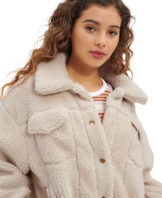 UGG® UGG Women's Frankie Sherpa Fleece Trucker Jacket - Macy's