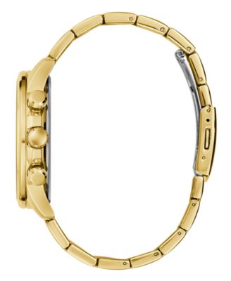 Men's Multi-Function Gold Tone Stainless Steel Watch, 44mm