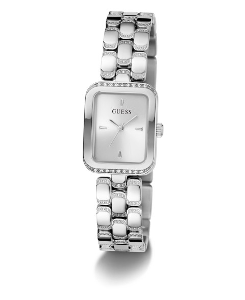 Женские часы GUESS с серебристым стальным браслетом, 22 мм