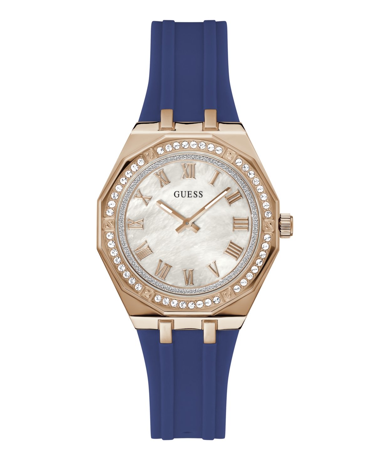 Women's Analog Blue Silicone Watch, 36mm - Blue