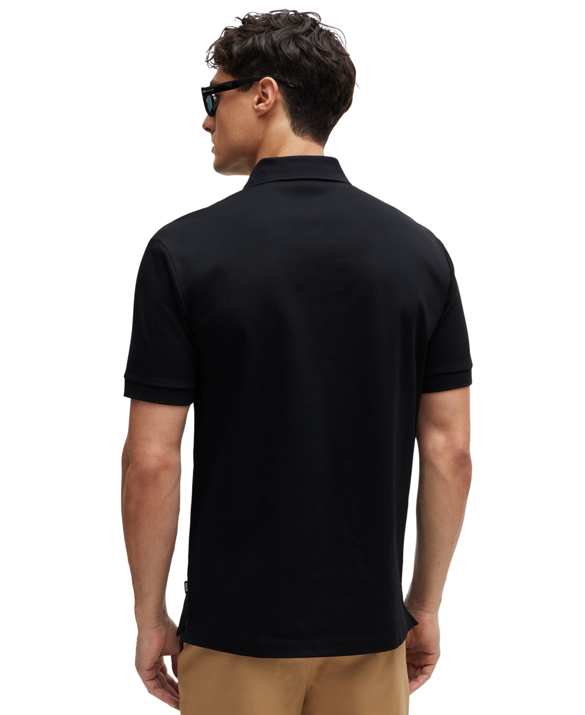 Hugo Boss Boss By  Men's Regular Fit Polo In Black