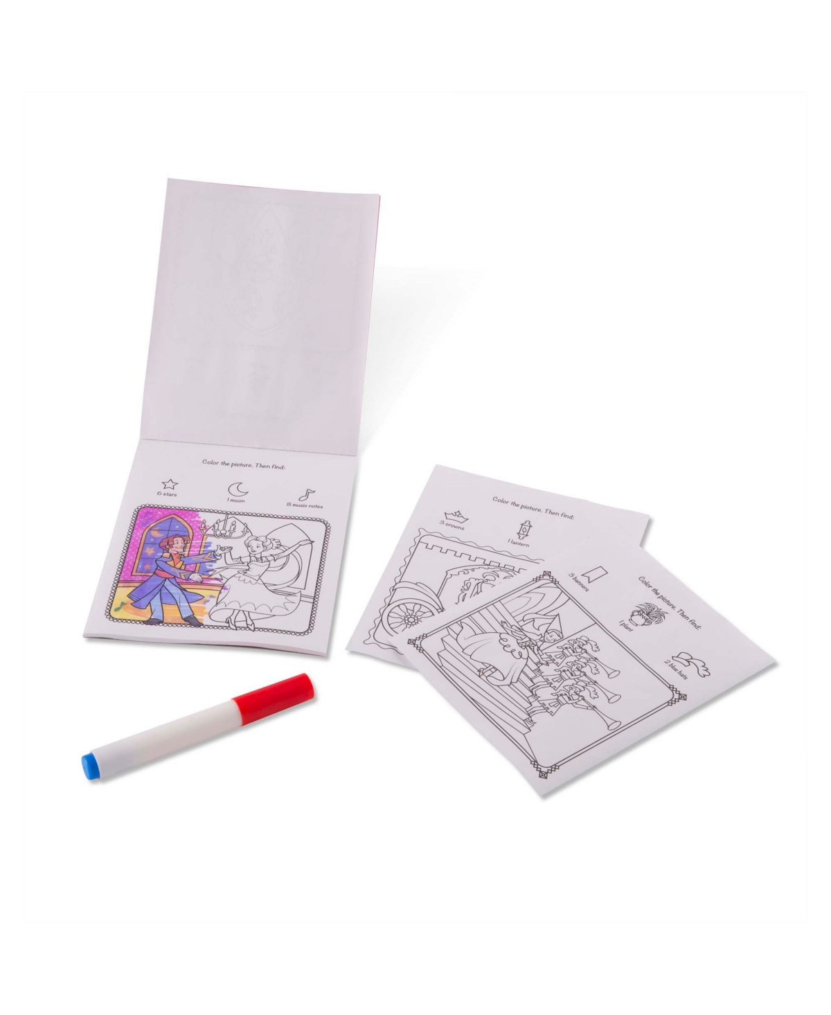 Melissa & Doug On The Go Colorblast Activity Book Princess In Multicolor
