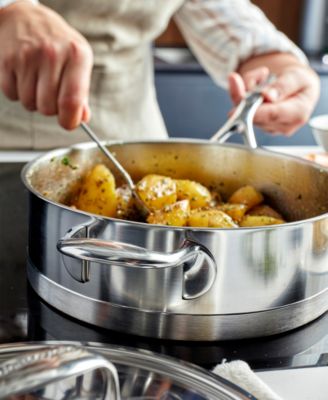 Atlantis 3-Qt. Stainless Steel Saute Pan with Helper Handle