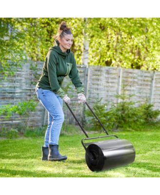 Push/Tow Lawn Roller for Yard and Sod Flattening