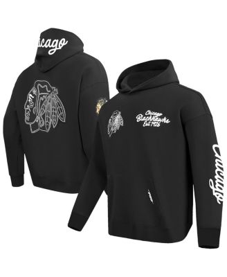 Pro Standard - Pro standard Men's Black Chicago Blackhawks Paint The City Pullover Hoodie
