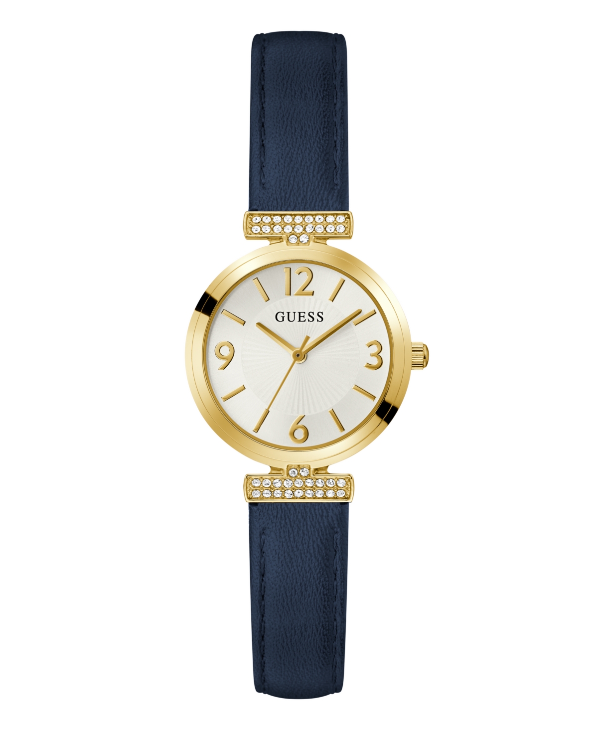 Women's Analog Blue Genuine Leather Watch, 28mm - Blue