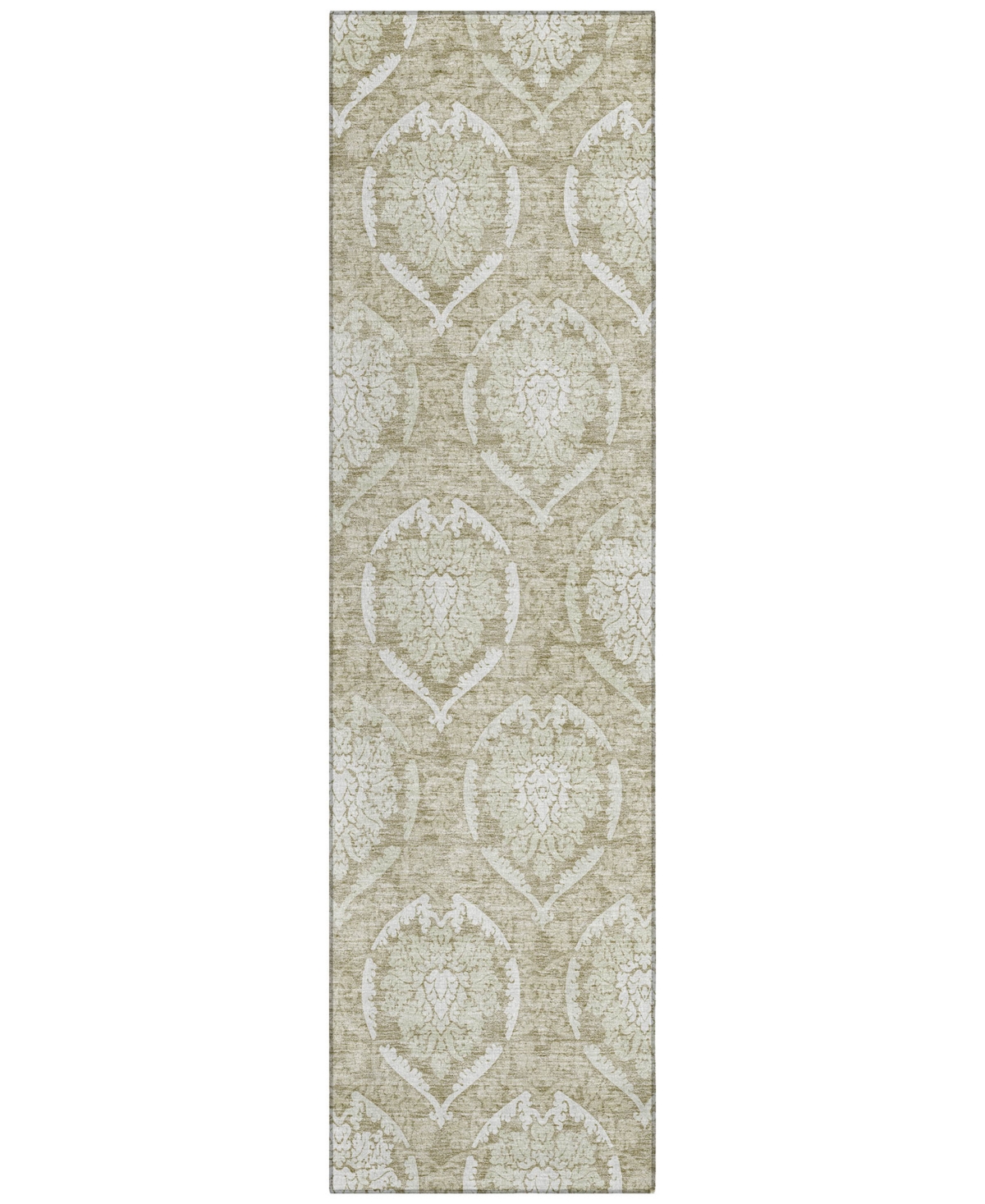 Addison Chantille Acn810 2'3"x7'6" Runner Area Rug In Tan