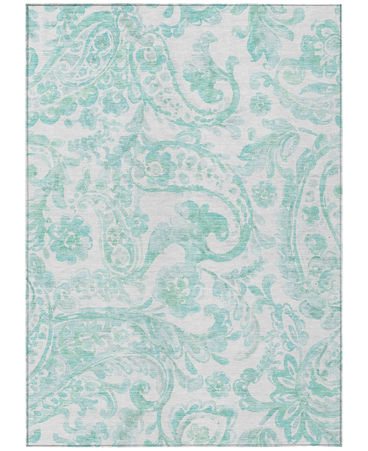 Addison Chantille Acn835 8'x10' Area Rug In Turquoise