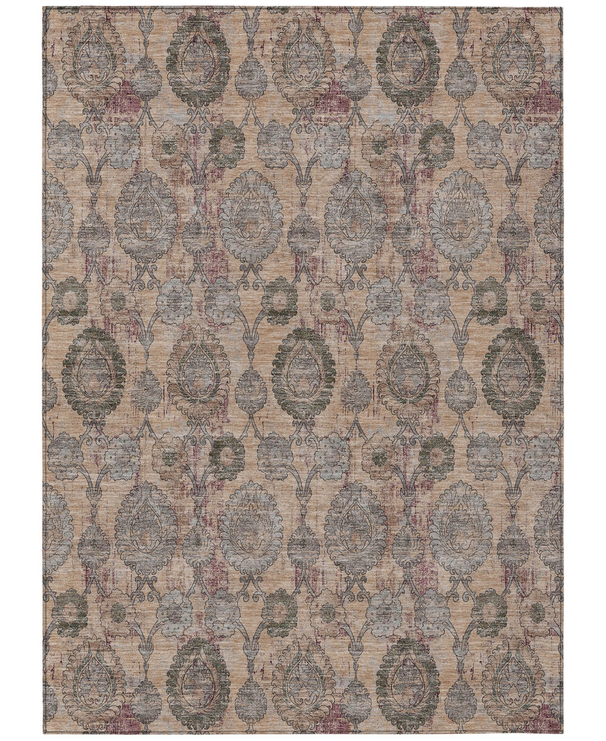 Addison Chantille Acn821 9'x12' Area Rug In Coral