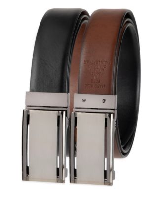 Men's 2-In-1 Reversible AlfaTech Custom Fit Pressure Locking Plaque Buckle Belt