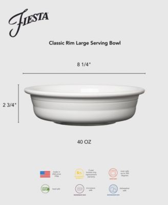 Classic Rim Large Serving Bowl, 40 oz.