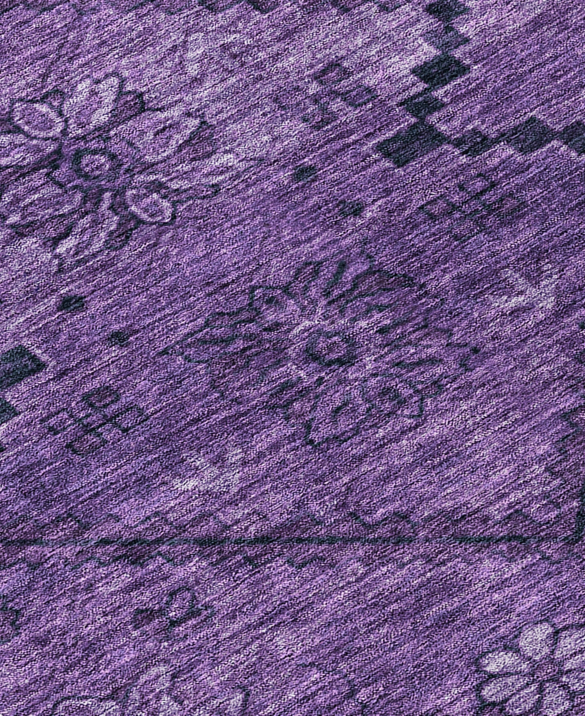 Addison Chantille Acn842 9'x12' Area Rug In Eggplant