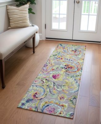 Chantille Machine Washable ACN834 2'3"x7'6" Runner Area Rug
