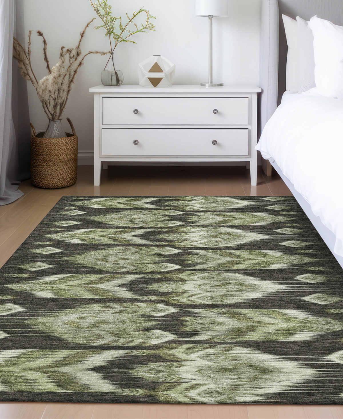 Addison Chantille Acn812 5'x7'6" Area Rug In Olive