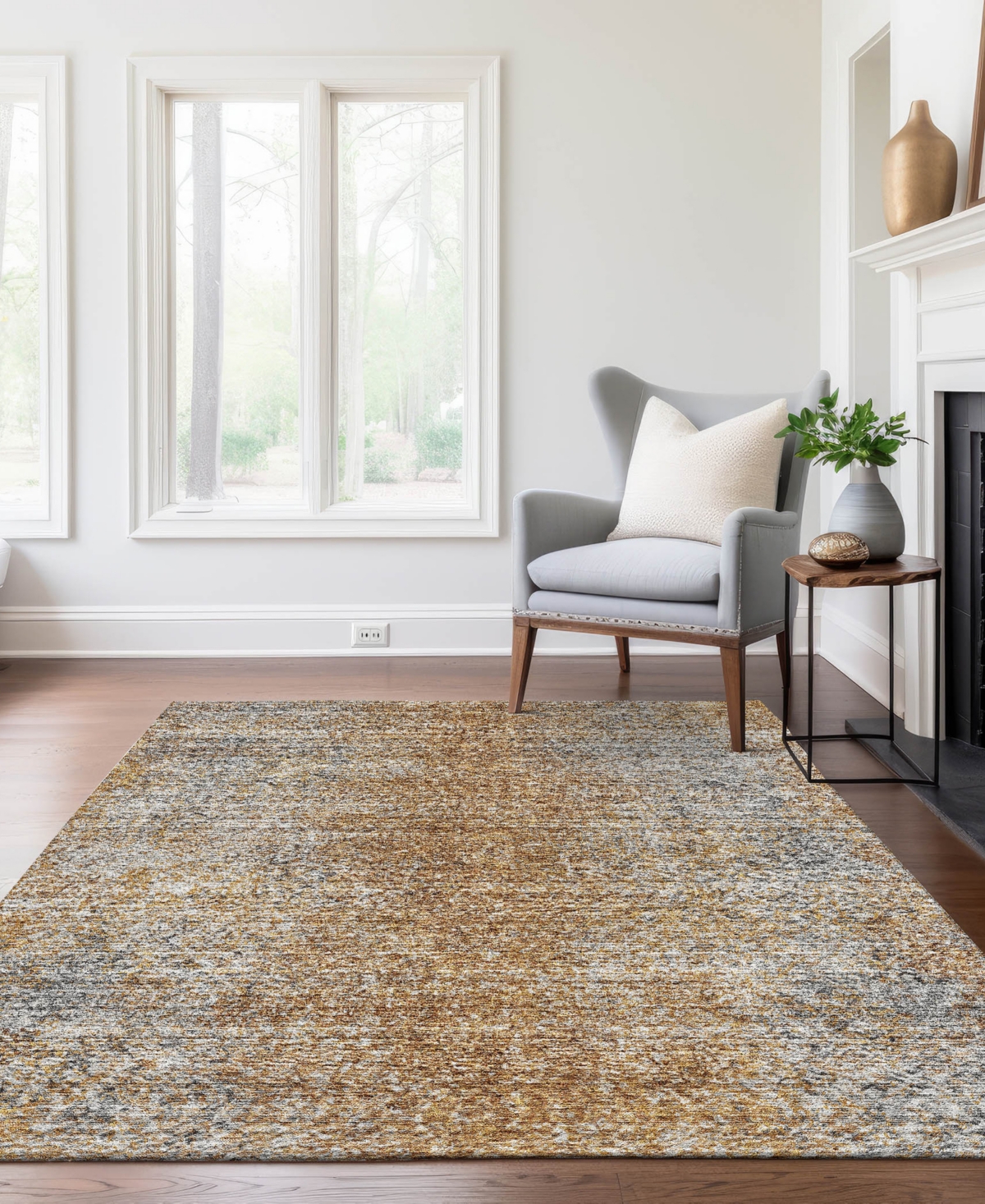 Addison Chantille Acn840 8'x10' Area Rug In Terracotta