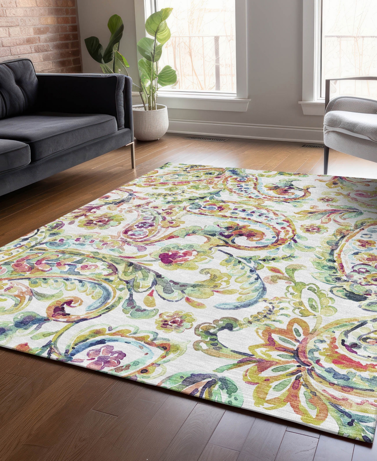 Addison Chantille Acn834 9'x12' Area Rug In Ivory