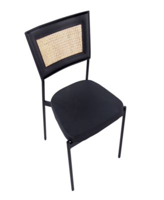 32" Metal Tania Contemporary Dining Chair, Set of 2