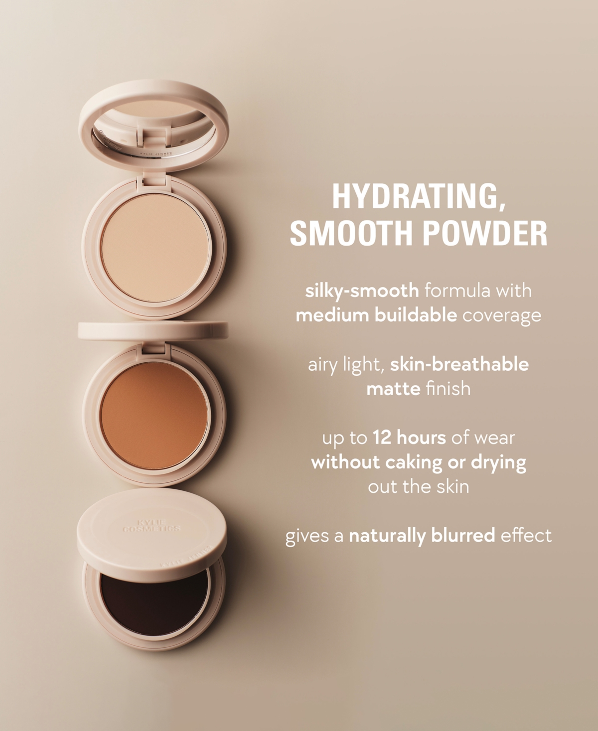 KYLIE COSMETICS NATURAL BLUR POWDER FOUNDATION 