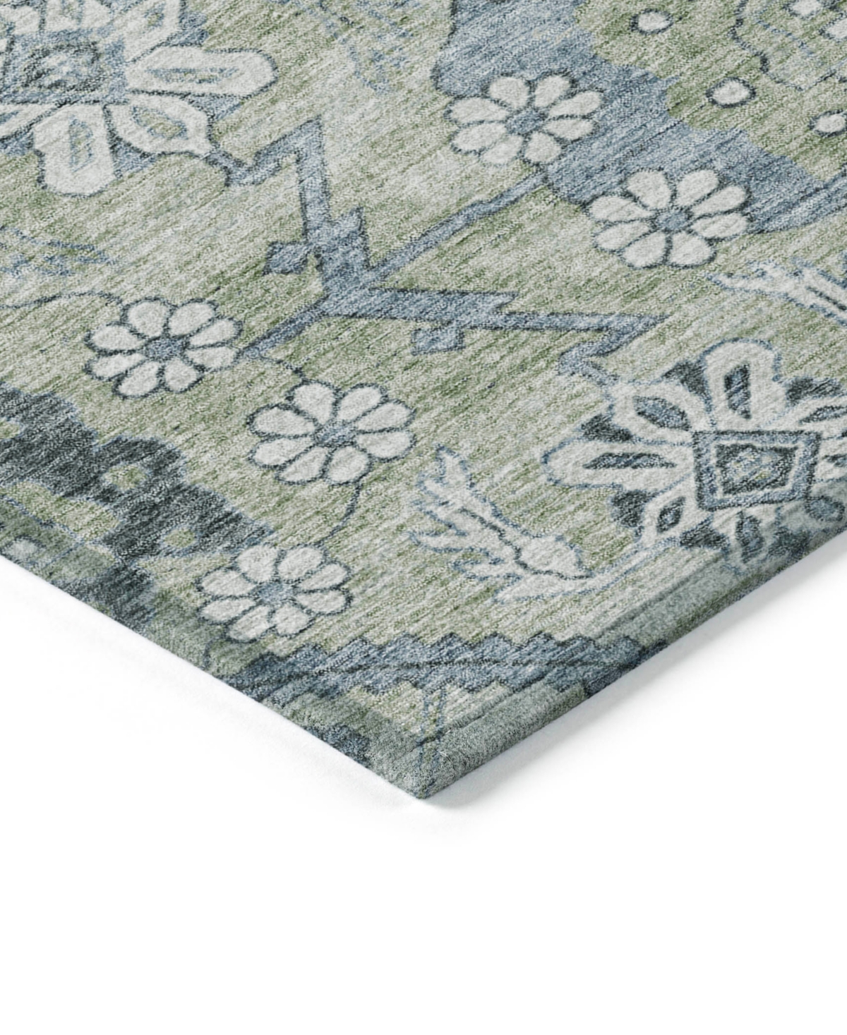 Addison Chantille Acn841 2'3"x7'6" Runner Area Rug In Sage