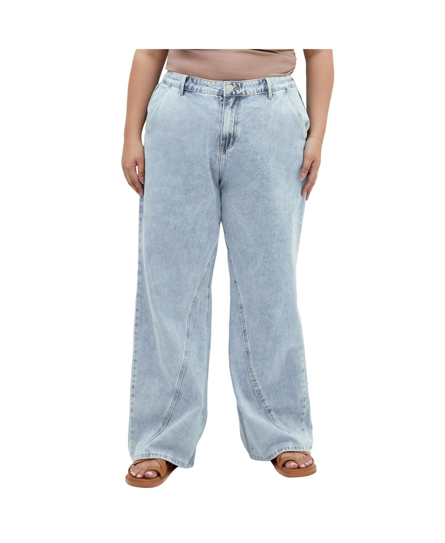 Plus Size Harley Kyla Wide Leg Jean
