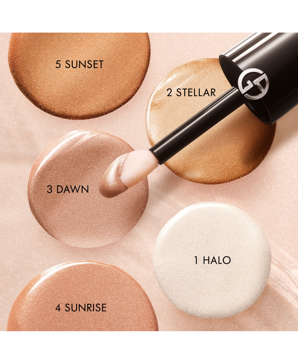 Giorgio Armani Luminous Silk Acqua Highlighter In Warm Copper