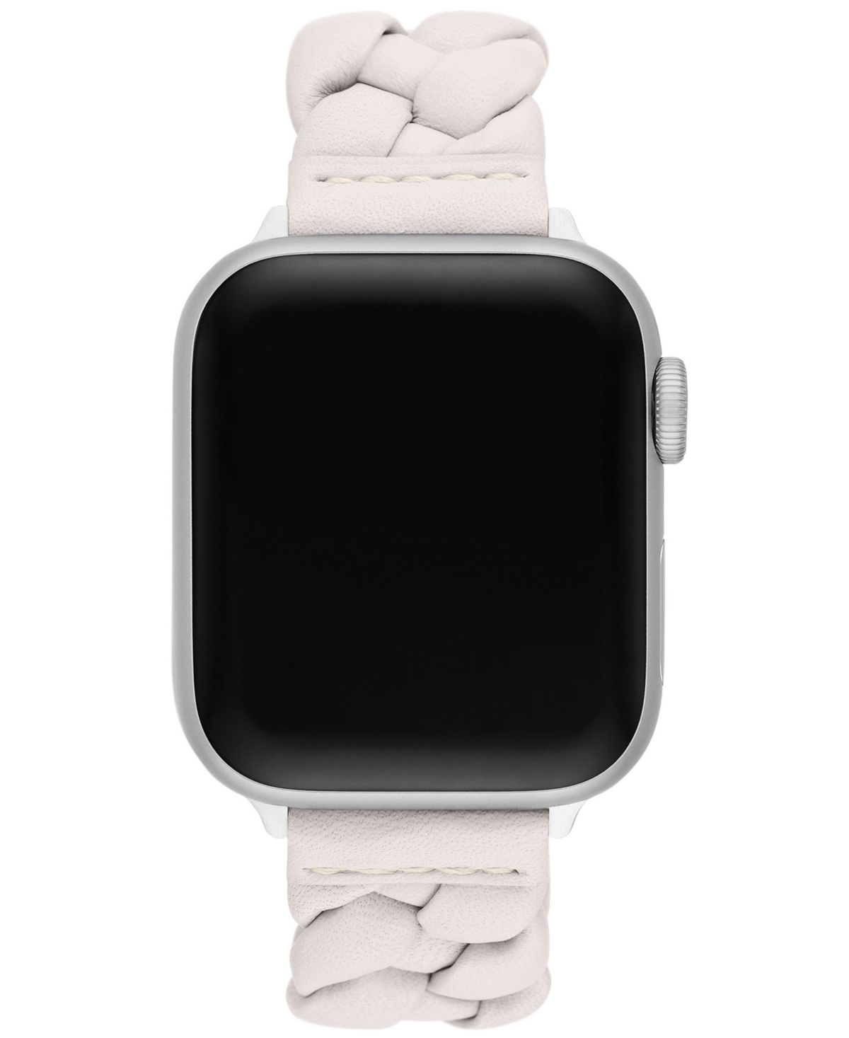 Women's White Leather Band for Apple Watch, 38/40/41/42/44/45mm - White
