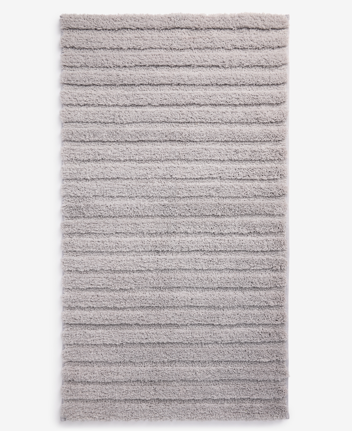 Charter Club Signature Bath Rug, 25.5" X 44", Exclusively At Macy's In Silver