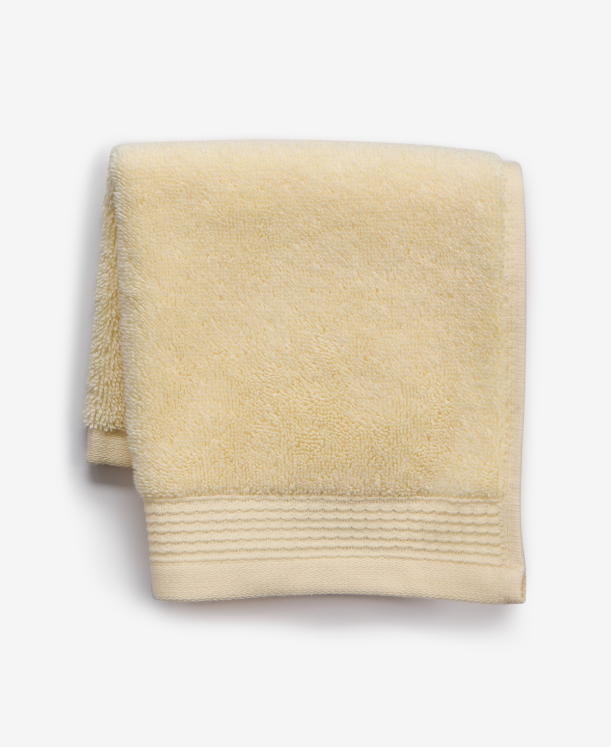 Charter Club Signature Washcloth, 13" X 13", Exclusively At Macy's In Buttercup
