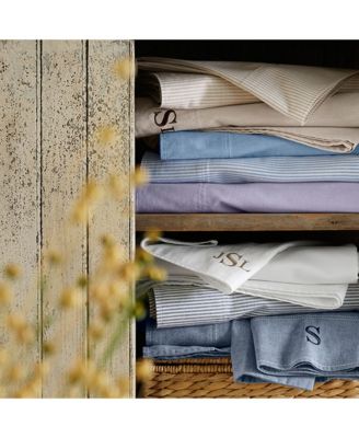 Cotton Oxford Stripe Bed Sheet Set