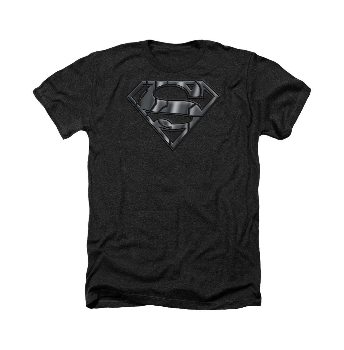 Mens Mech Shield Adult Heather Tee / T-Shirt - Black