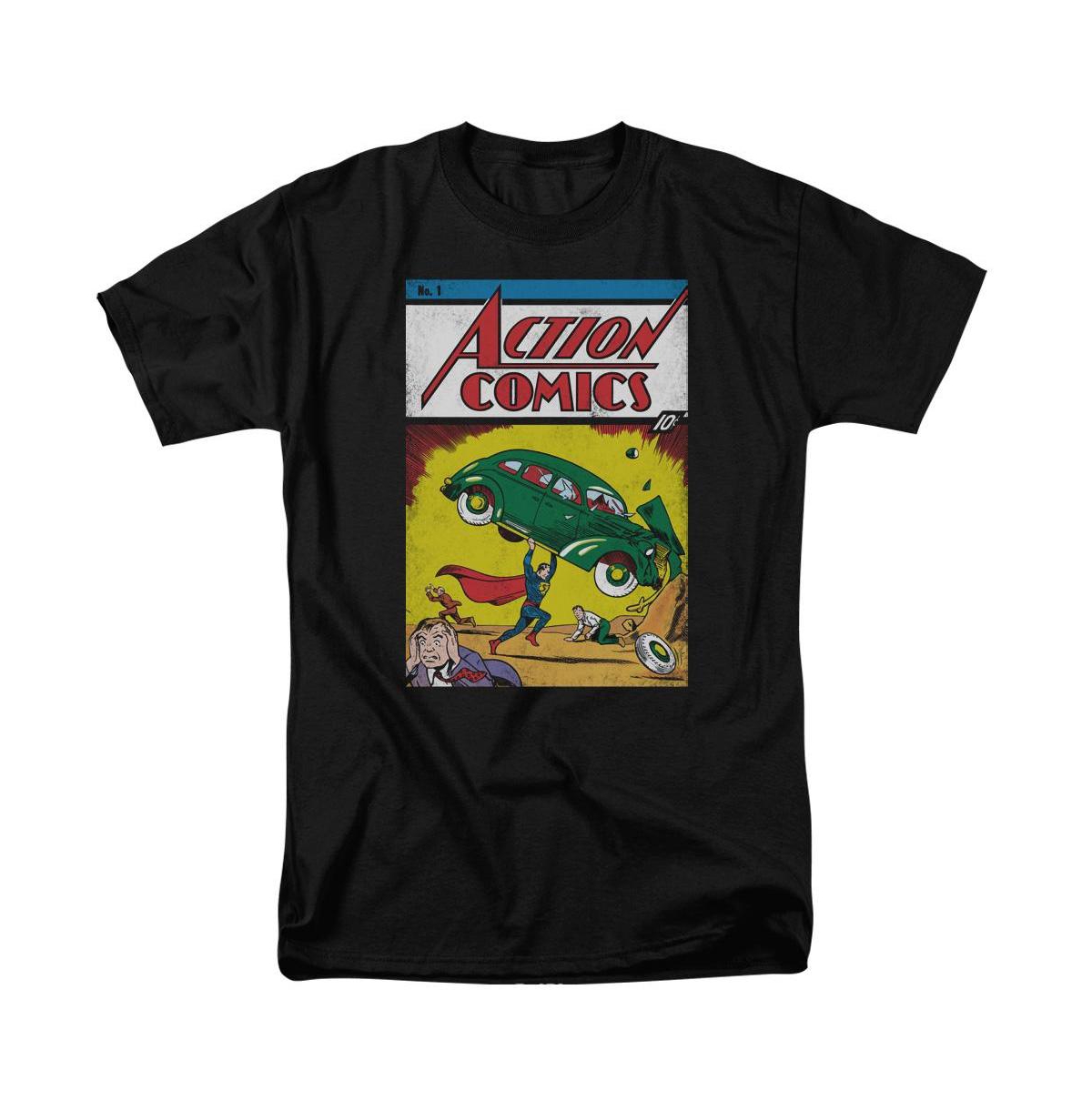 Men's Action No. 1 Short Sleeve Adult Tee / T-Shirt - Navy